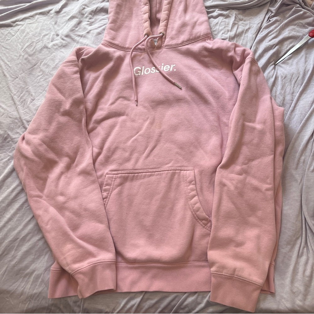 Glossier Pink Hoodie